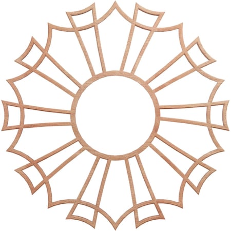 Ekena Millwork Augustus Wood Fretwork Pierced Ceiling Medallion, Cherry, 20"OD x 7"ID x 1/4"T CMWP20X20X0250AUCH